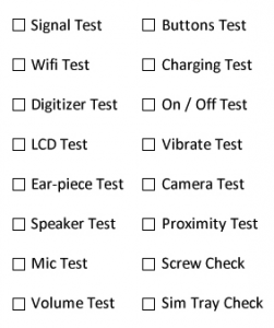 iphone repair checklist