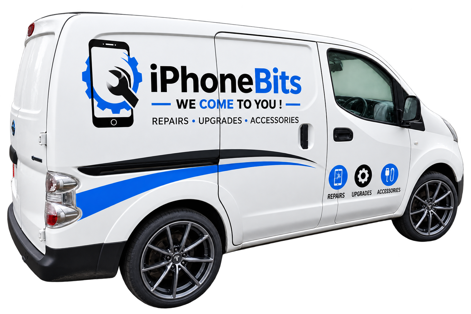 iPhoneBits collection and return van
